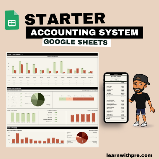 Starter Accounting System - Google Sheets
