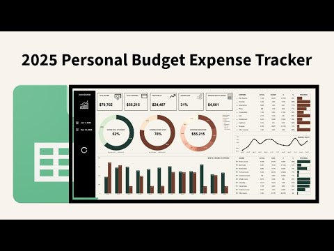 Personal Budget Expense Finance Tracker (Google Sheets)