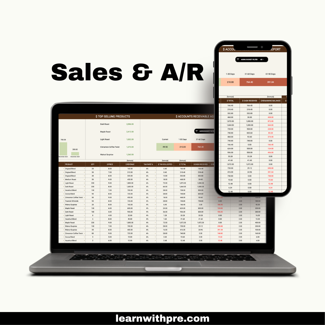 Advanced Accounting System - Google Sheets